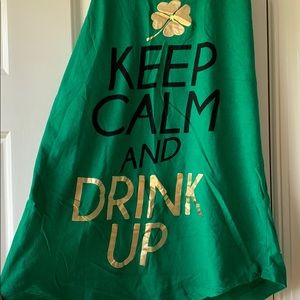 St Patrick’s day racerback top